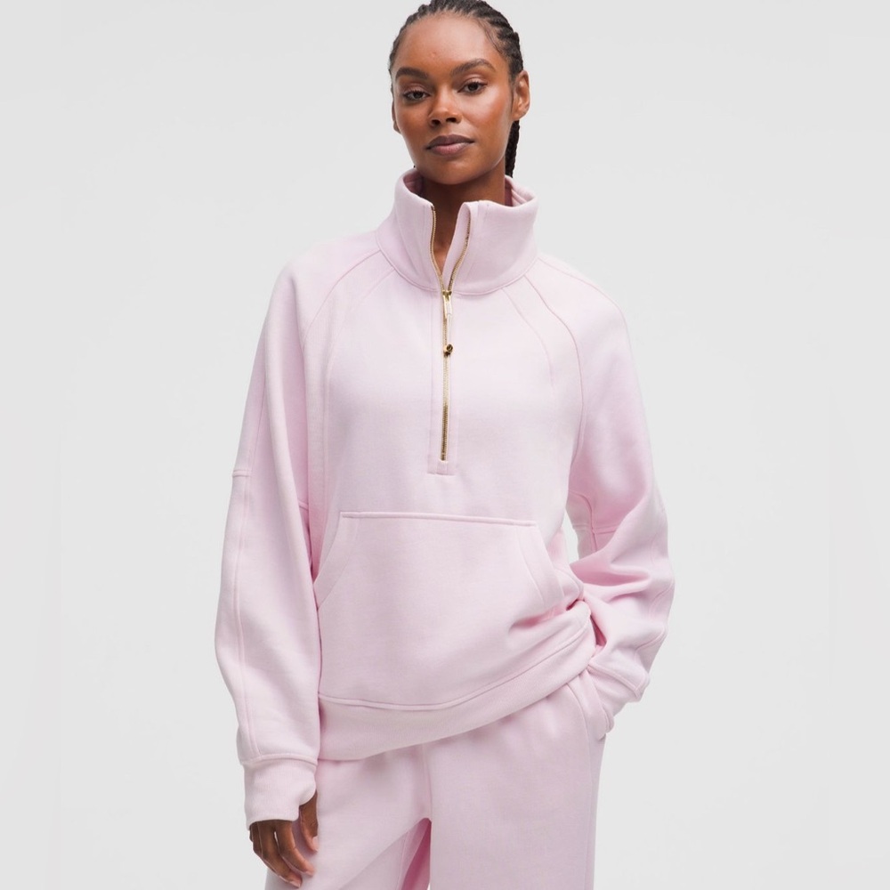 NWT Scuba oversized funnel neck - long half zip